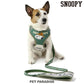 Snoopy Dog Harness Lead Harness & Lead | Cute Dog Harness Beagle Scout 50th Anniversary Reflective Mesh Lining Green Night Walks One Piece Stylish