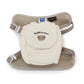 Dog harness with teddy bear and backpack for small dogs | Waffle fabric, mesh lining, removable, 2-way