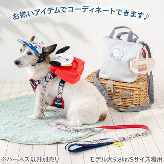Authentic Snoopy Harness Backpack and Leash