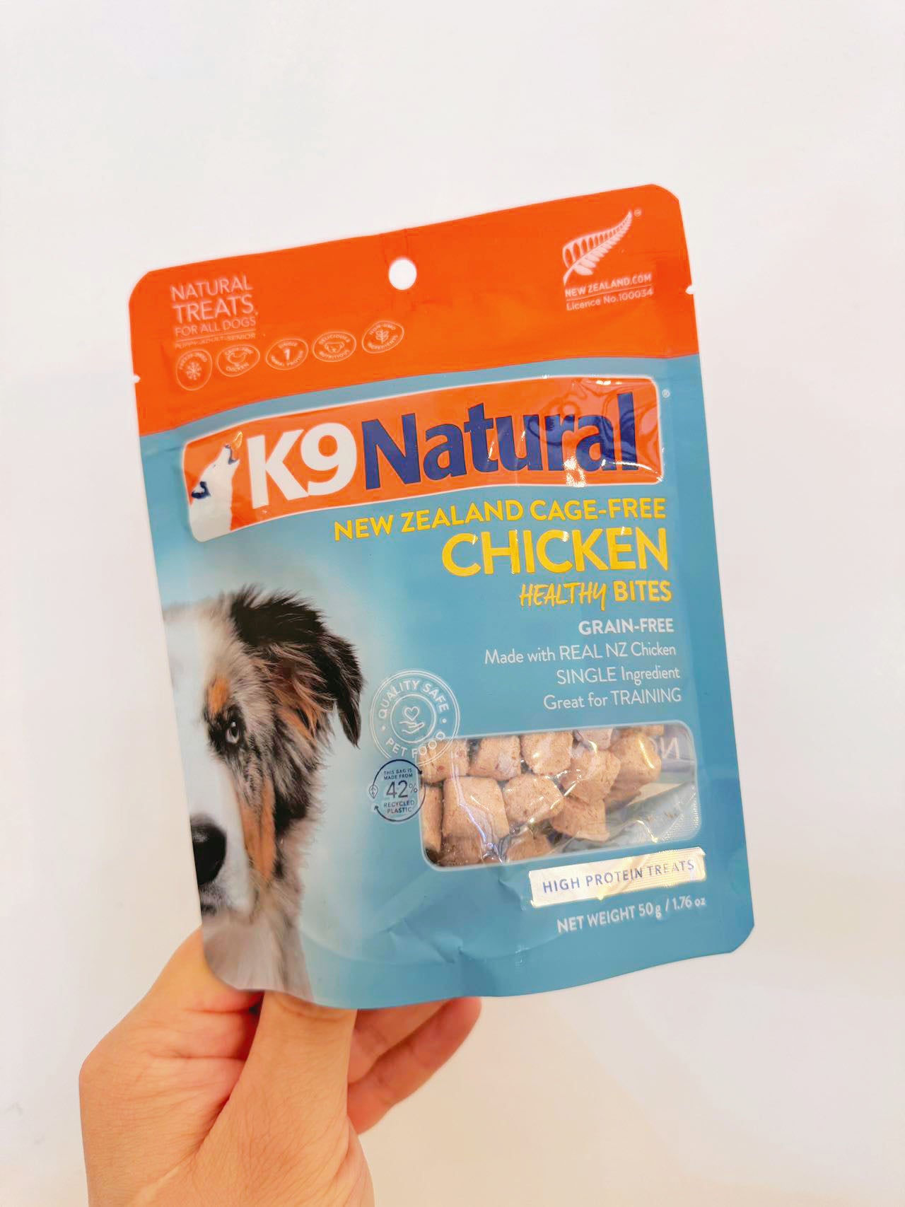 K9 Natural Freeze Dried Chicken Bites 50g