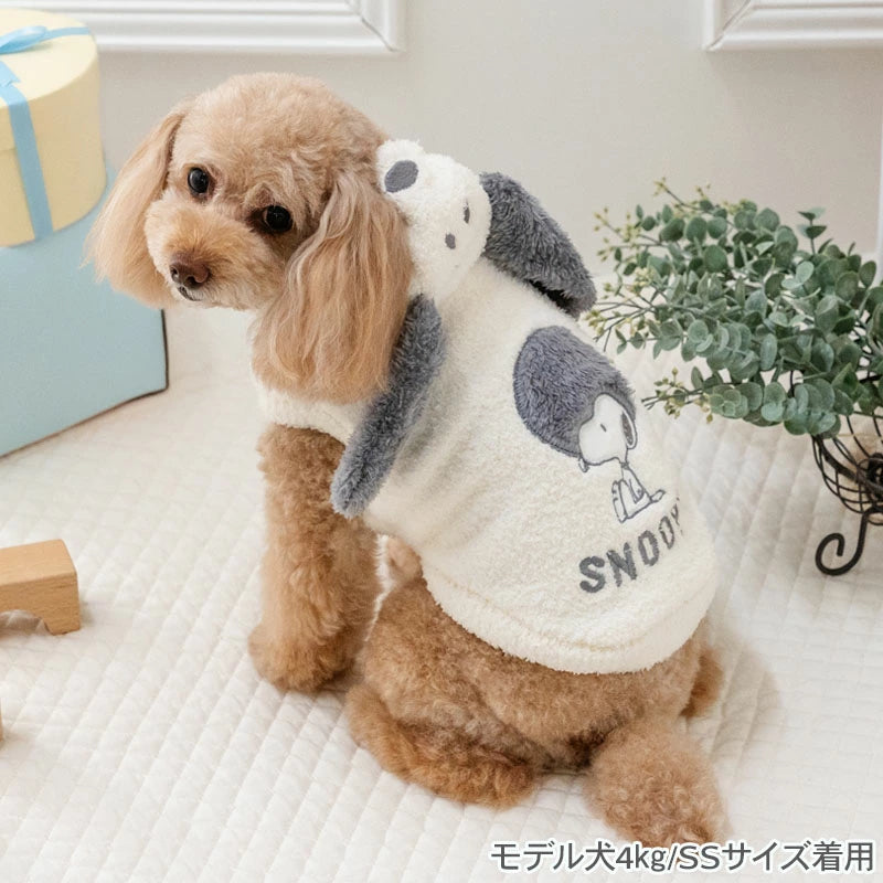 Snoopy Dog Winter Hoodie | Far-Infrared Heat Retention, Warmth, Cold Protection,