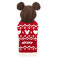 Disney Mickey Mouse Dog Clothes Winter Matching Knitted with Hood  | Far Infrared Warm Cold Protection Cold Protection