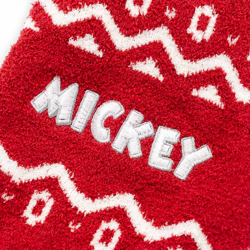 Disney Mickey Mouse Dog Clothes Winter Matching Knitted with Hood  | Far Infrared Warm Cold Protection Cold Protection