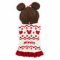 Disney Minnie Mouse Dog Clothes Winter Matching Knit | Far Infrared Warm Cold Protection Cold Protection