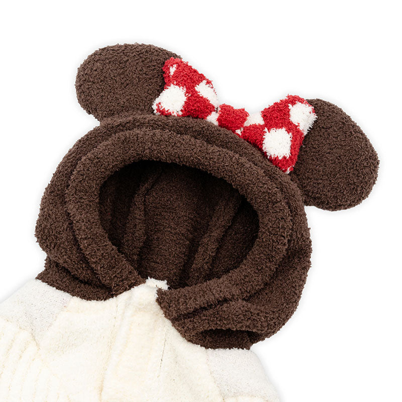 Disney Minnie Mouse Dog Clothes Winter Matching Knit | Far Infrared Warm Cold Protection Cold Protection