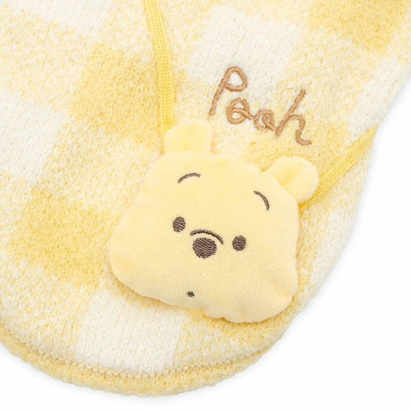 Disney Winnie the Pooh Winter Pochette Knit  Far Infrared Warm Cold-proof
