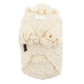 Pet Paradise Winter Knit Sweater Frilled Aran Sweater