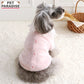 Pet Paradise Winter Knit Sweater Cute Collared Fluffy Shaggy Knit - 2 Colours