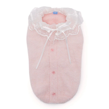 Pet Paradise Winter Knit Sweater Cute Collared Fluffy Shaggy Knit - 2 Colours