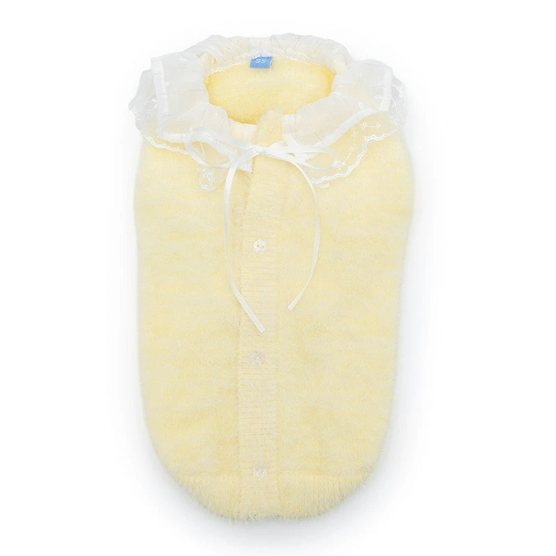 Pet Paradise Winter Knit Sweater Cute Collared Fluffy Shaggy Knit - 2 Colours