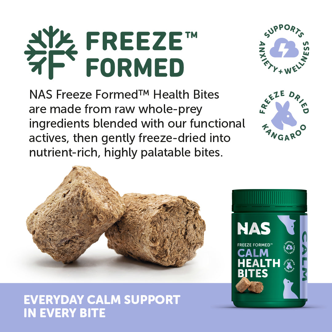 NAS Freeze Formed ™ Calm Health Bites 110g | 60 pieces