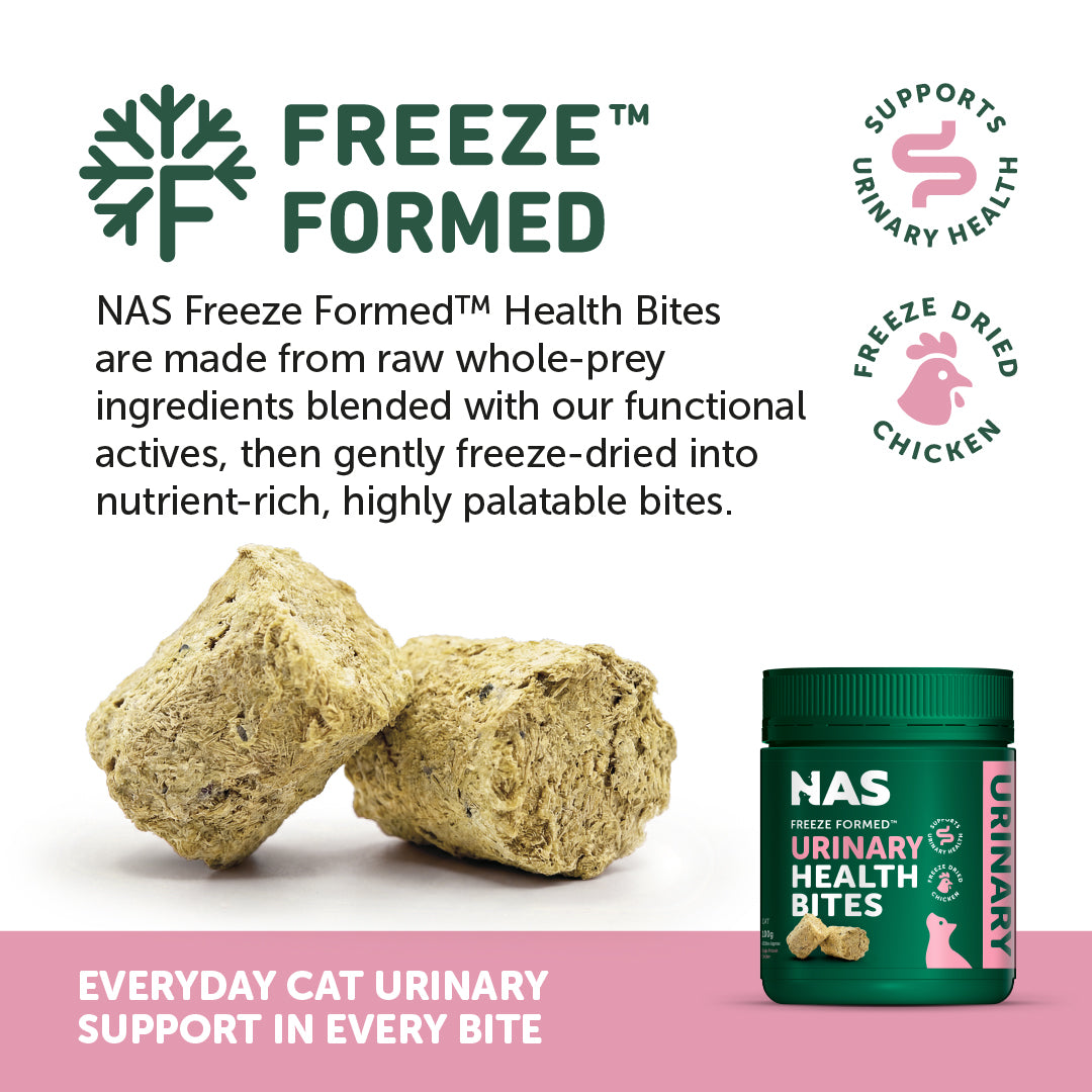 NAS Freeze Formed ™ Feline Urinary Health Bites 100g | 60 pieces