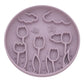 Tulips-Shaped 3-in-1 Pet Slow Food Bowl Silicone Licking Mat and Puzzle Feeder