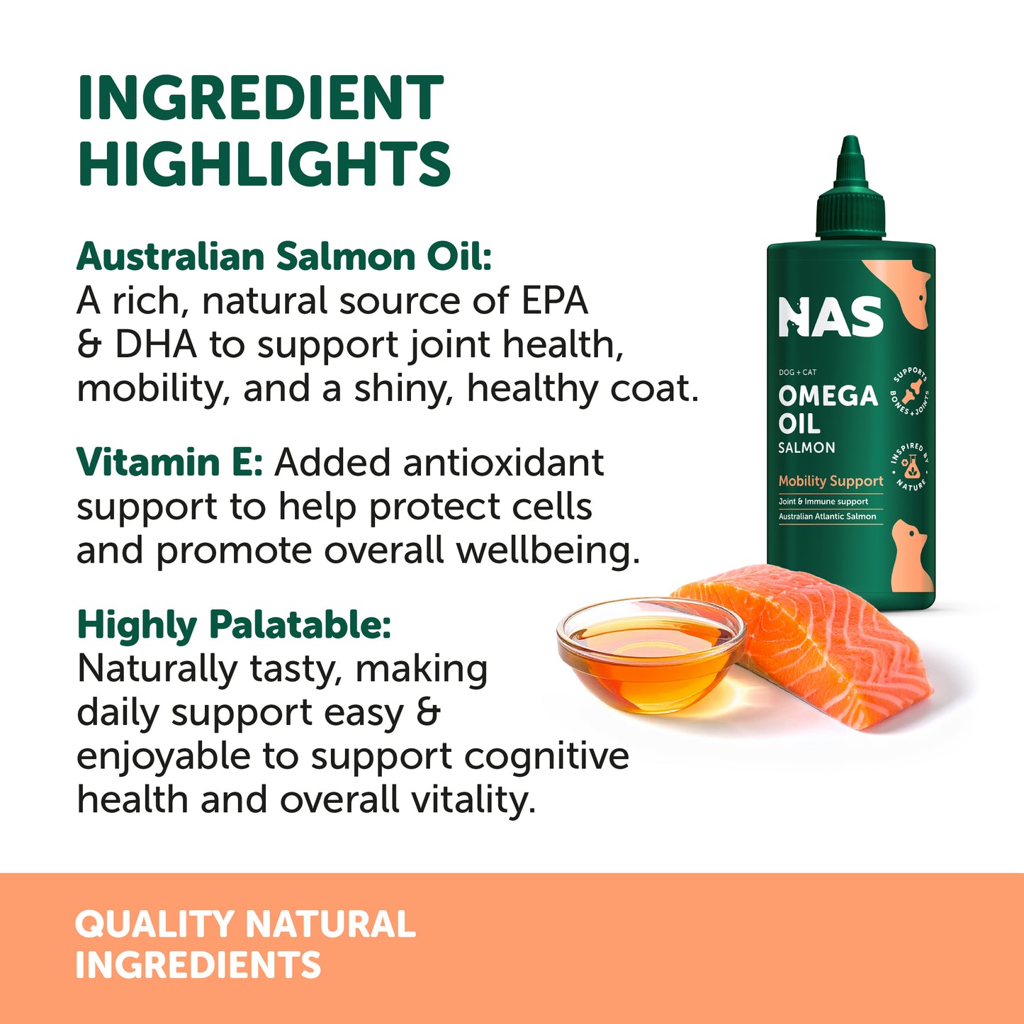 NAS Omega Oil Salmon 500ml