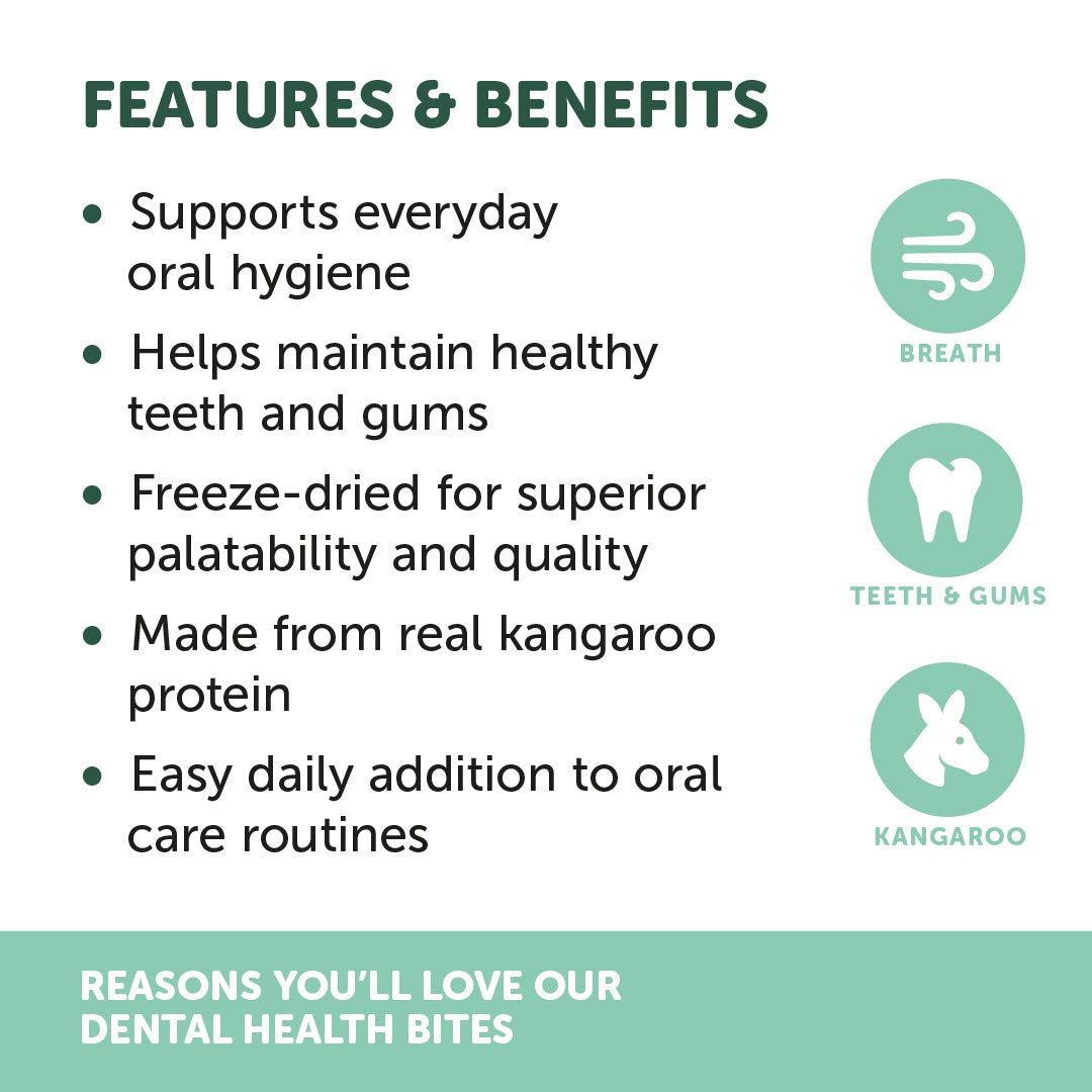 NAS Freeze Formed ™ Dental Health Bites 50g | 60 pieces