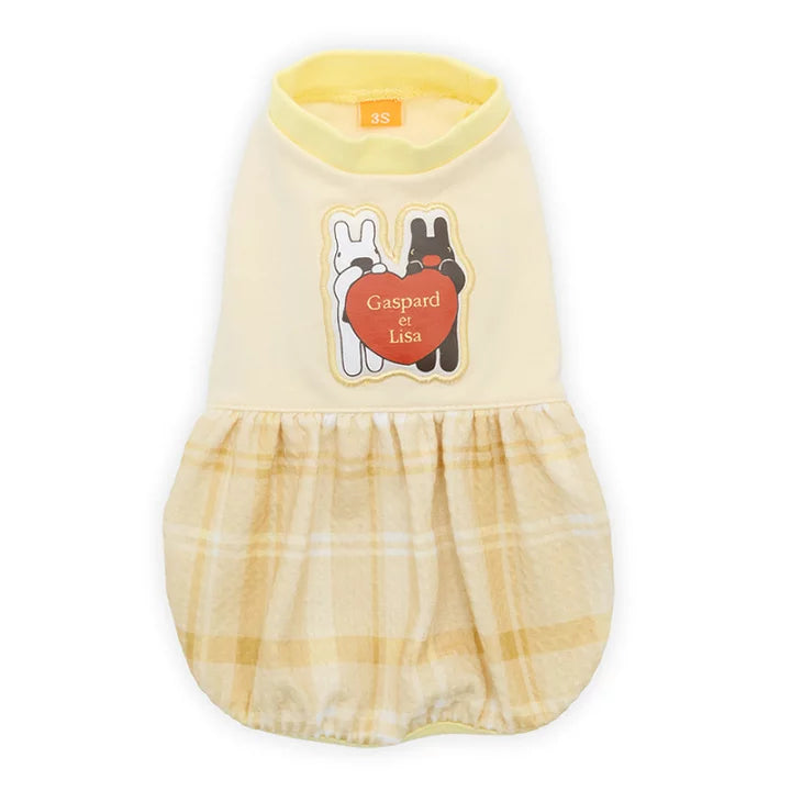 Authentic Lisa and Gaspard Spring Checkered Puffy T-Shirt
