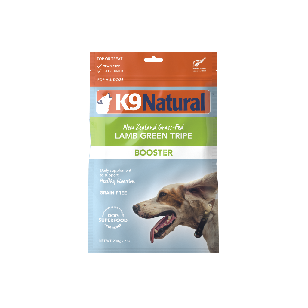 K9 Natural Freeze Dried Lamb Green Tripe Booster 200g