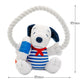 Snoopy dog toy makes sounds, with whistle | Chew toy