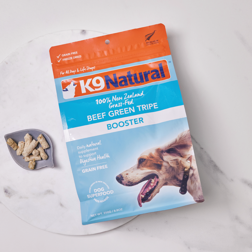 K9 Natural Freeze Dried Beef Green Tripe Booster 250g