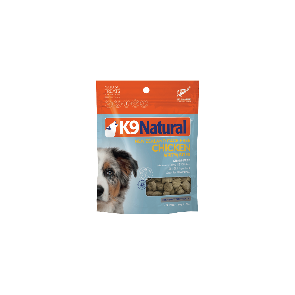 K9 Natural Freeze Dried Chicken Bites 50g