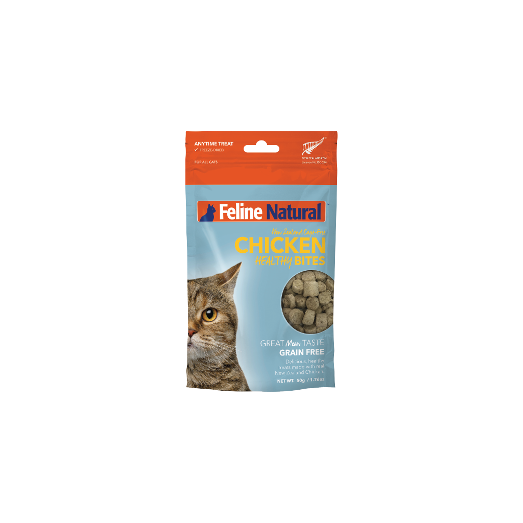 Feline Natural Freeze Dried Chicken Bites 50g
