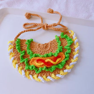 Handmade Hot Dog  Bib