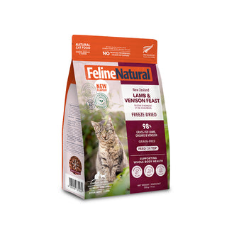 Feline Natural 冻干牛肉和 Hoki 盛宴 320g