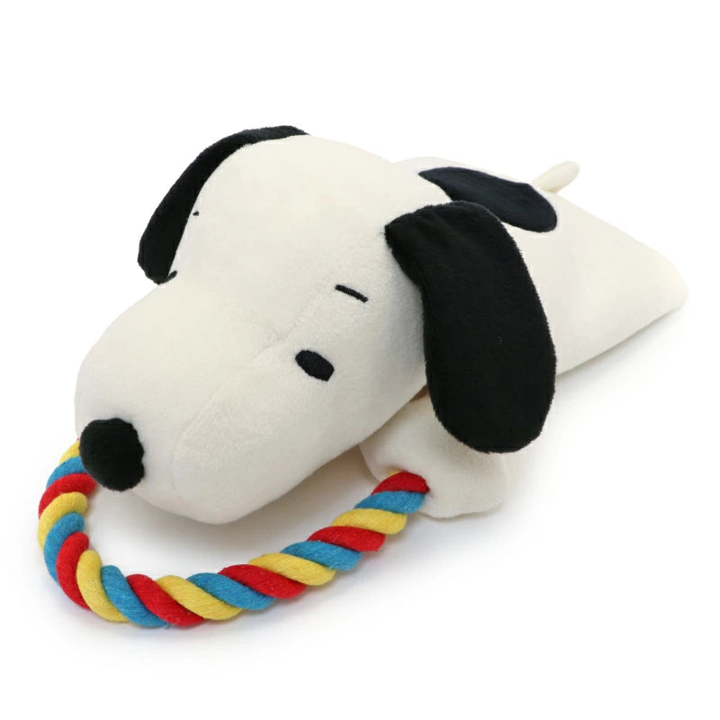Snoopy Dog Rope Puppet Toy | Pull Toy with Whistle and Sounds