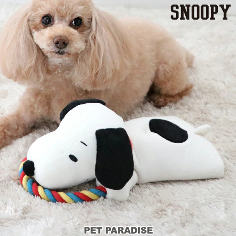 Snoopy Dog Rope Puppet Toy | Pull Toy with Whistle and Sounds