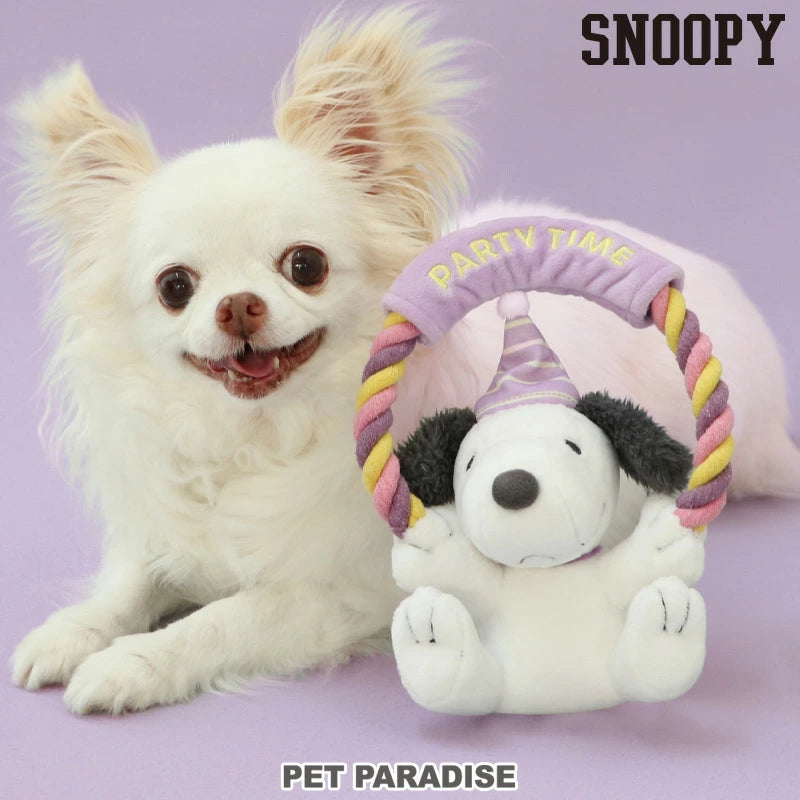 Snoopy Dog Toy Stuffed Animal Rope Toy Makes Sounds  Party Toy Chew Toy Pet Toy Toy Cute Anniversary Birthday