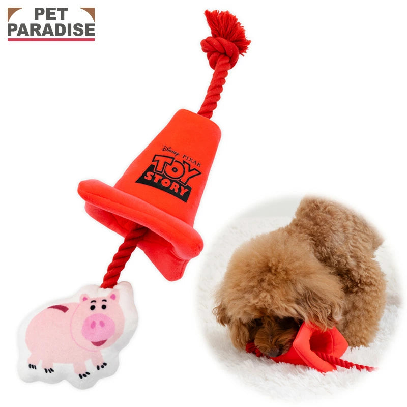 Dog Supplies Pet Goods Dog Toys Pet Paradise Official pet paradise Disney Toy Story Dog Toy Ham Corn Toy | Sounding Plush Toy Rope