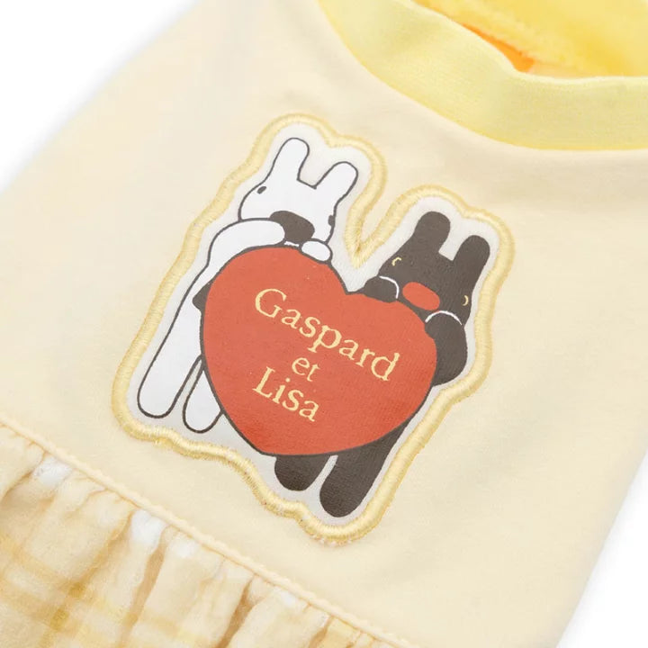 Authentic Lisa and Gaspard Spring Checkered Puffy T-Shirt