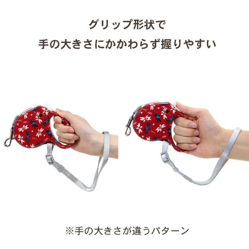 Lisa and Gaspard Retractable Dog Leash for Small Dogs | Lightweight Locking Automatic Long Leash with Retractable Leash(3m)