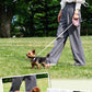 Retractable Leash with Strawberry and Logo Patterns