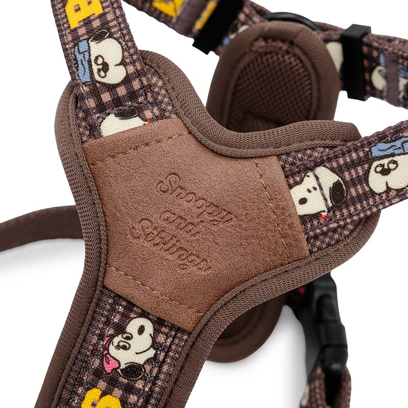 Authentic Snoopy Dog Harness, Siblings Pattern, Active Harness and Leash