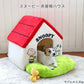 Stylish dog bed Snoopy Red roof house Garden accessories Dome Red roof Cat Small dog Care Fluffy All year round Cushion Sofa Cuddler Character Plush Pet House