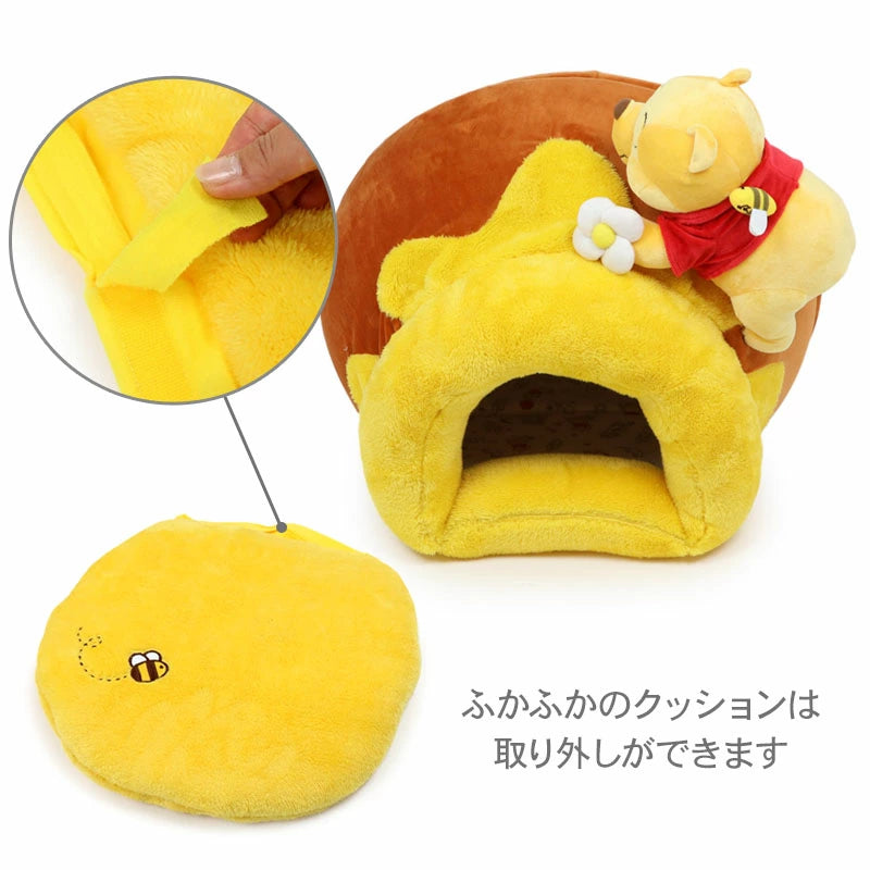 Disney Dog Bed Dome House Kennel Indoor Stylish Winnie the Pooh Honey Pot