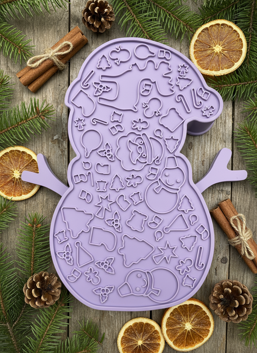 Xmas 3-in-1 Pet Slow Food Bowl Silicone Licking Mat and Puzzle Feeder Hamper