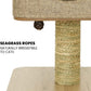 Taily Wooden Cat Tower Scratching Tree Post Cubox House Removable Cover Cat Trees Modern Furniture for Indoor Cats