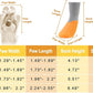 4PCS Dog Boots Paw Protector,Sports Non-Slip Pet Dog Anti-Slip Sole, Breathable Dog Booties Paw Protector for Hot Pavement Winter Snow Hiking Booties