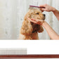 Pet Wooden Comb, Stainless Steel Pin Teeth Comb