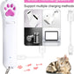 nteractive Cat Toy 2 Pack LED Light Pointer USB Rechargeable Cat Catch Toys with 5 Patterns & Purple Light Check Urine Stains, Cat Moss Paw Style Cat Chase Toys