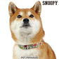 Dog collar leash Snoopy [Small dog] [Medium dog] [Large dog] Pair pattern | Lightweight, easy to put on,