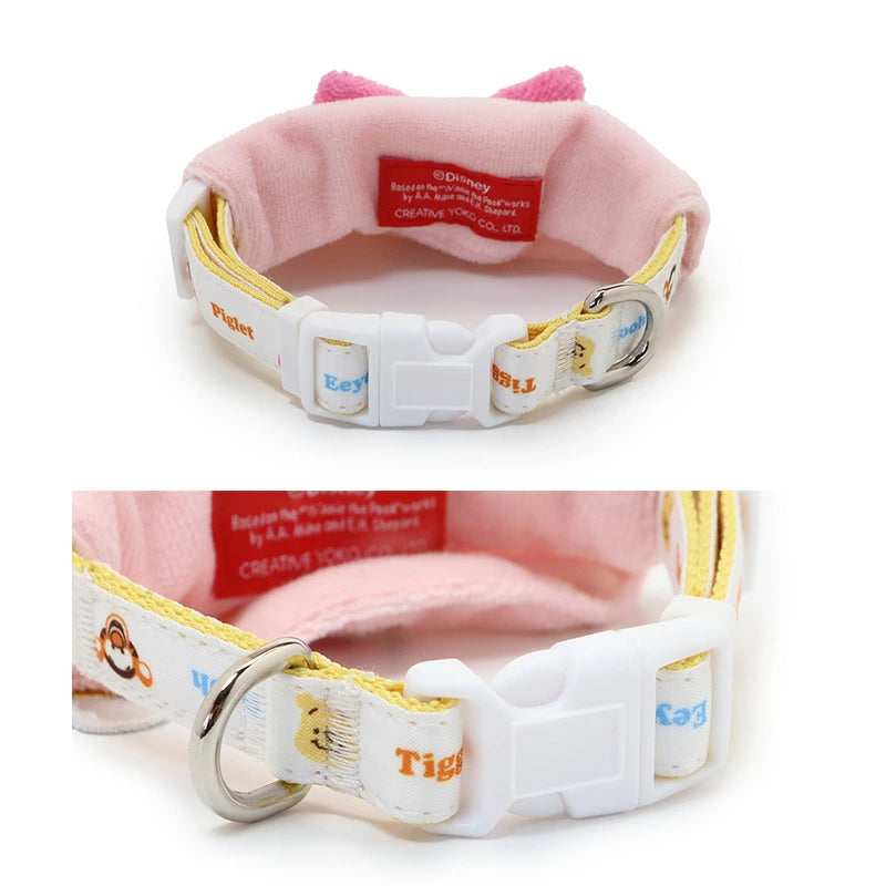 Disney Dog Collar with Winnie the Pooh and Piglet