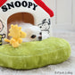 Stylish dog bed Snoopy Red roof house Garden accessories Dome Red roof Cat Small dog Care Fluffy All year round Cushion Sofa Cuddler Character Plush Pet House