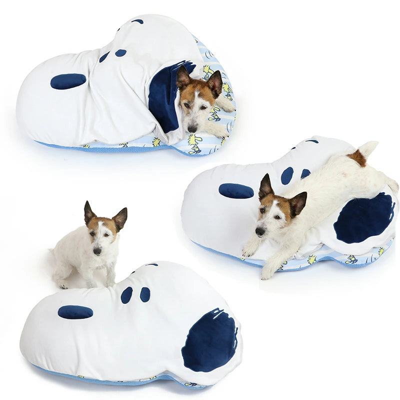 Cool Mat Cooling Snoopy  Face Cool Mat | Cat Cool Touch Cool Pet Heat Stroke Prevention Summer Pet Bed Comforter Diving Cool Feeling Cooling