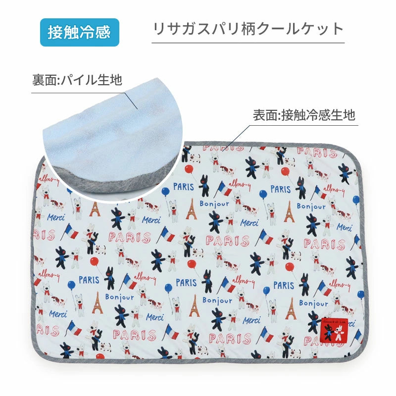 Cooling Blanket Summer Cool Lisa and Gaspard| Paris Pattern Cool Touch Pet Coolket Mat Cat Heat Prevention Heat Stroke Prevention Blanket Throw Cool Cooling Cool Feel Cool Car