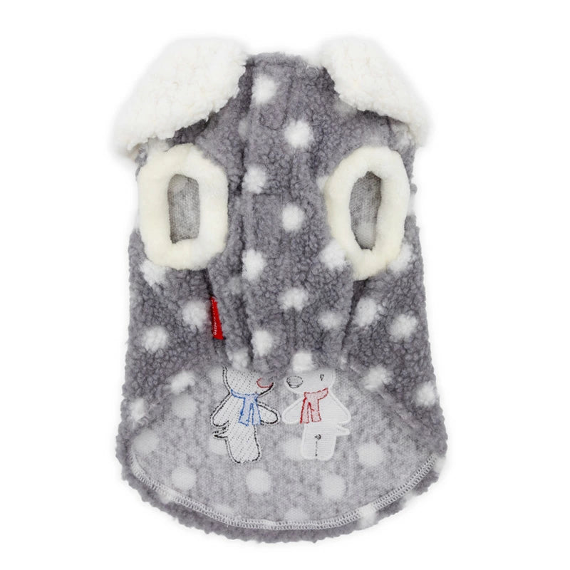 Gaspard and Lisa Dog Winter Polka Dot Vest