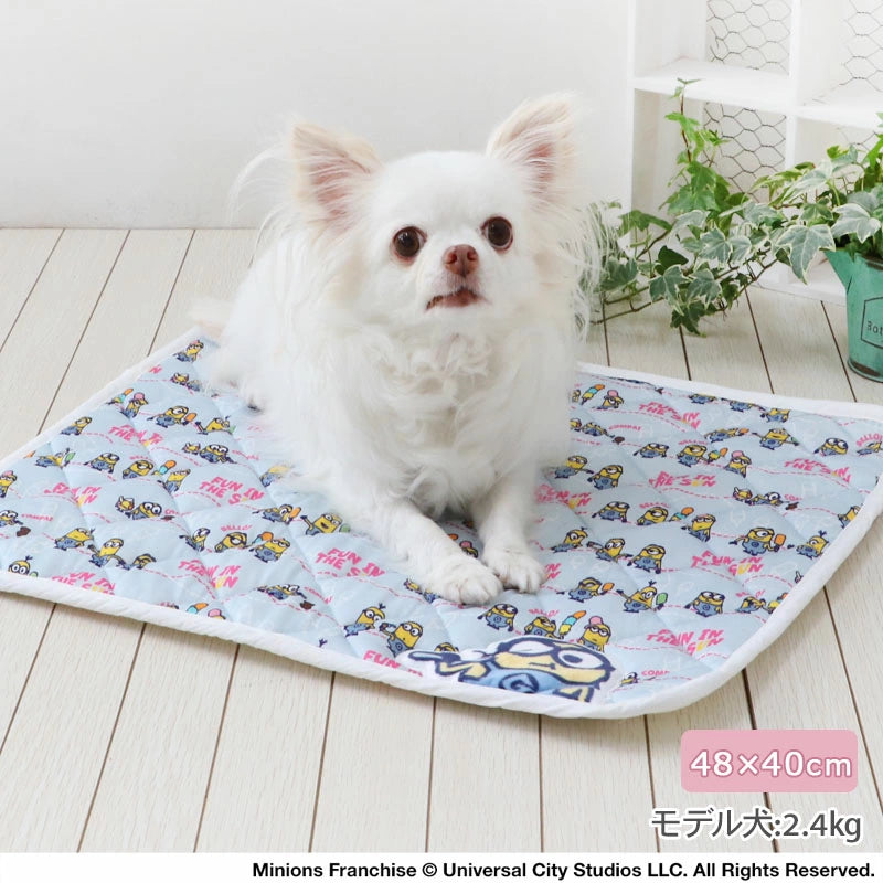 Minion Dog Cool Mat Summer Ice Pattern Cooling Mat
