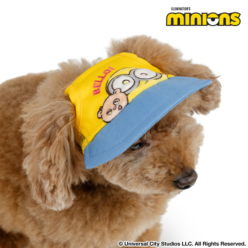Authentic Minions Bob & Tim Dog Hat – Heat-Shielding Sun Hat for Dogs